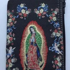 MD OLOG with flowers Rosary Pouch (4" x 6")